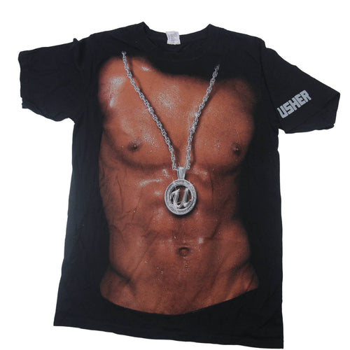 Vintage Usher Full Body Graphic T Shirt - S