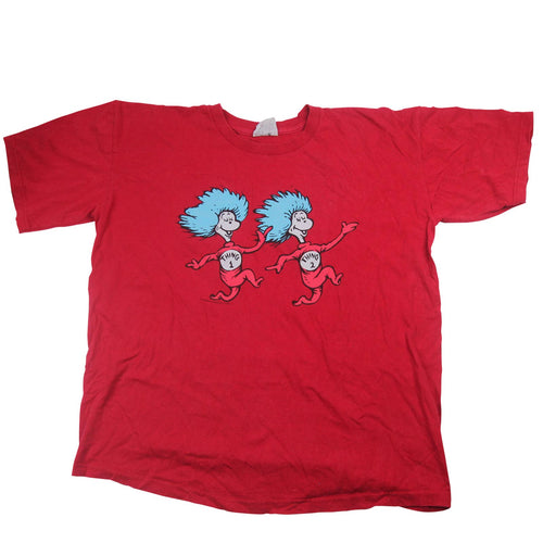 Vintage Dr.Seuss Thing One Thing Two graphic T Shirt - M