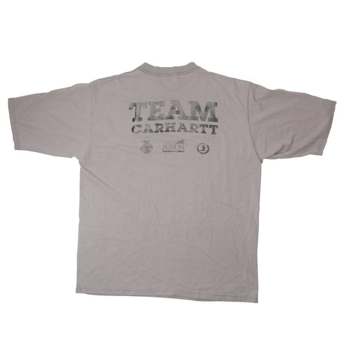 Vintage Team Carhartt Spellout Graphic T Shirt - M