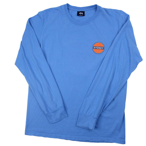 Stussy Spellout Front/Back Graphic Long Sleeve T Shirt