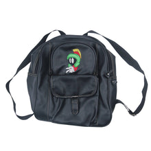 Load image into Gallery viewer, Vintage Looney Tunes Marvin the Martian Leather Backpack - OS