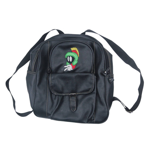 Vintage Looney Tunes Marvin the Martian Leather Backpack - OS