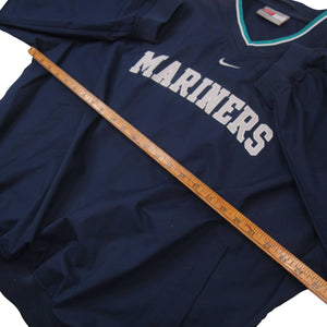 Nike Seattle Mariners Navy Long Sleeve Windbreaker Jacket Size: Medium