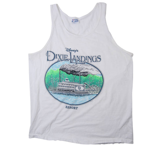 Vintage Disney Dixie Landings Resort Graphic Tank Top - L
