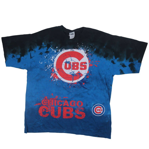 Vintage Lee Sport Chicago CubsTie Dye Graphic T Shirt - XL