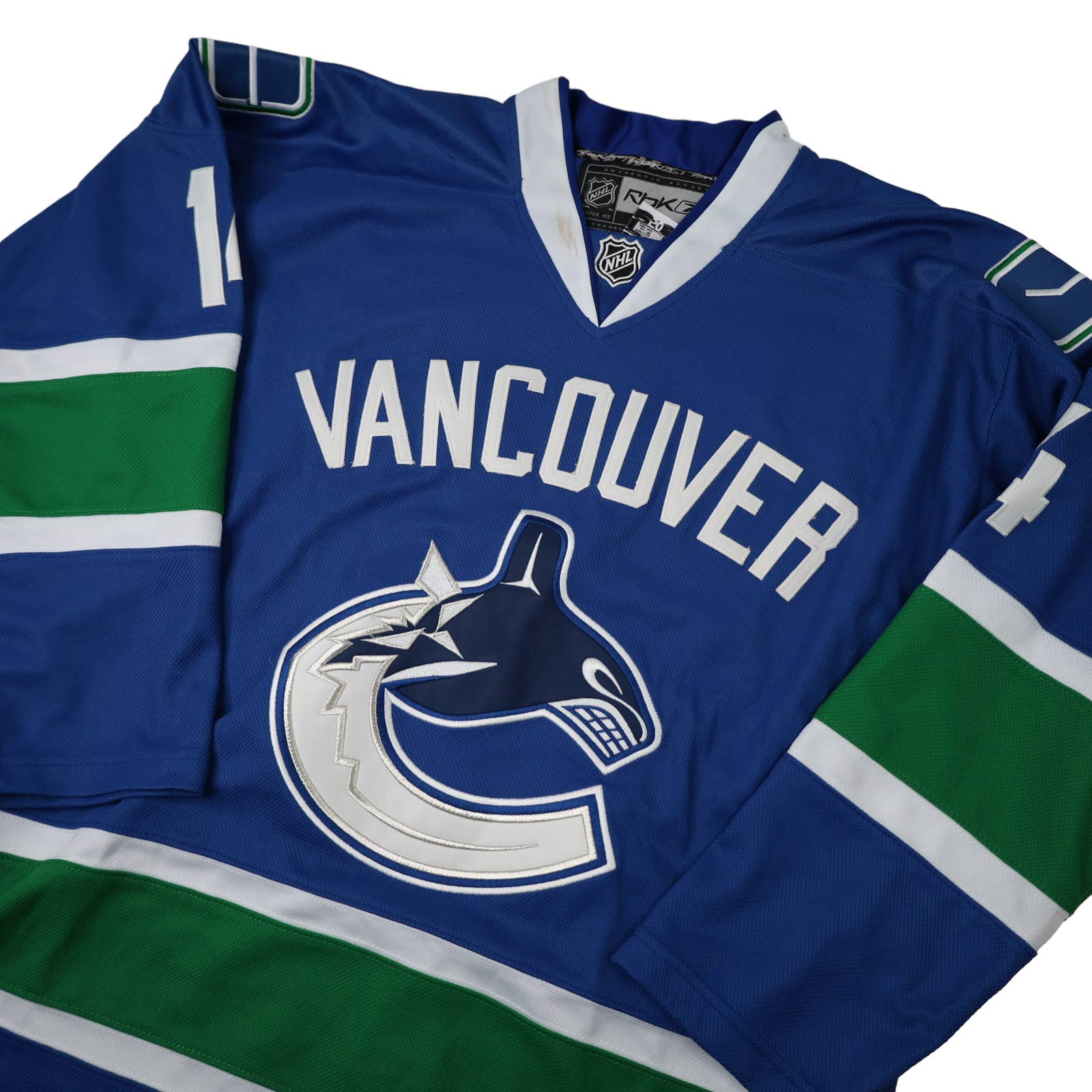 Reebok Vancouver Canucks Blue Hockey Jersey