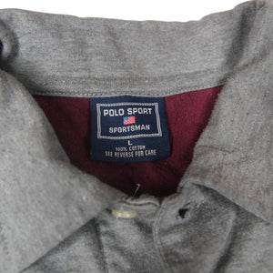 Vintage Polo Sportsman Ralph Lauren Shield Patch Polo Shirt - L