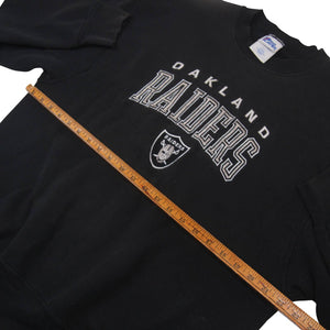 Vintage 00s Cotton Black Pro Layer Oakland Raiders Sweatshirt