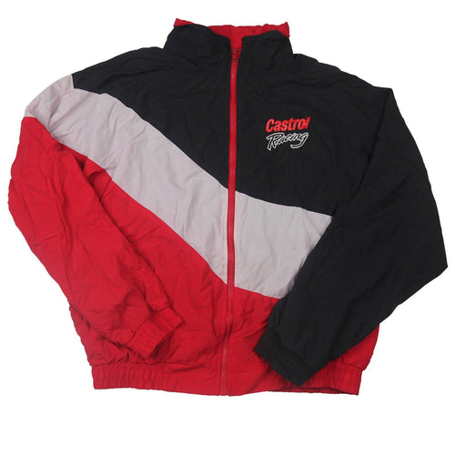 Vintage Castrol Racing Colorblock Windbreaker Jacket - L