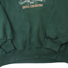 Load image into Gallery viewer, Vintage Ducks Unlimited Embroidered Black Hunting Lab Sweatshirt - XL