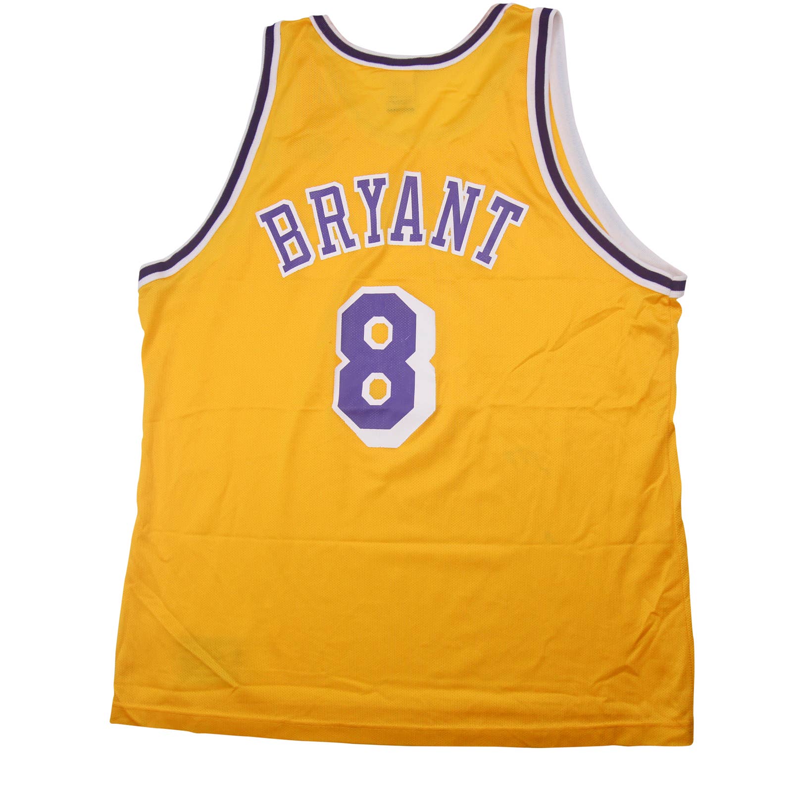 Bryant Lakers #8 Jersey XL Nike Los Angeles Vintage Gold Yellow Purple Kobe