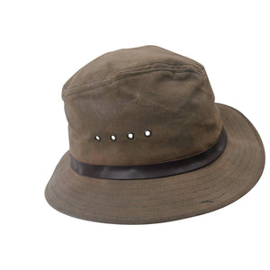 Vintage Filson Waxed Tin Cloth Hat - L