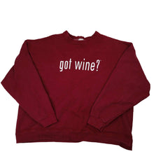 Load image into Gallery viewer, Vintage &quot;Got Wine&quot; Parody Graphic Sweatshirt - XXL