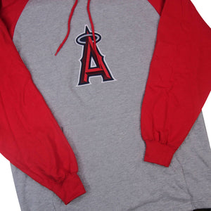Vintage Lee Sports Los Angeles Angels Patch Logo Hoodie - M