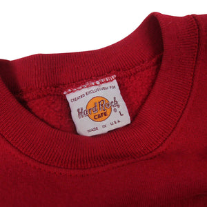 Vintage Hard Rock Cafe "Save the Planet" Embroidered Sweatshirt - L