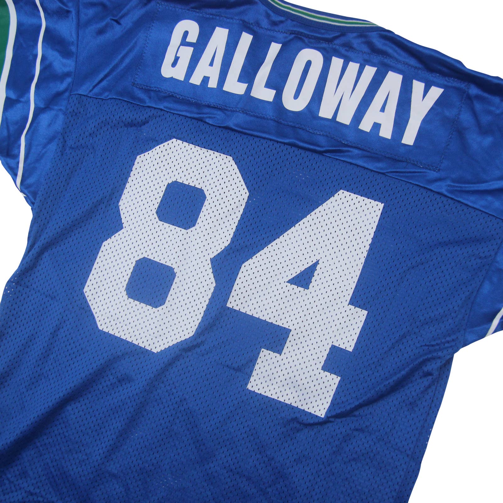 Vintage Joey Galloway Seattle Seahawks #84 Wilson Blue Jersey - XL