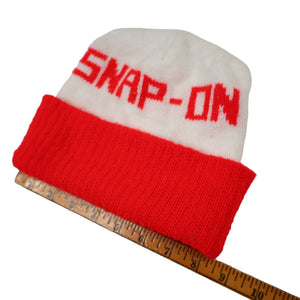 Vintage Snap On Tools Spellout Knit Beanie