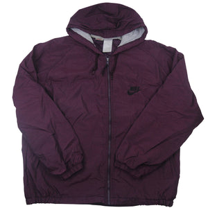 Vintage Nike Quilted Back Swoosh Jacket - L