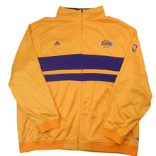 Load image into Gallery viewer, Vintage Adidas Lakers Spellout Track Jacket - XXL