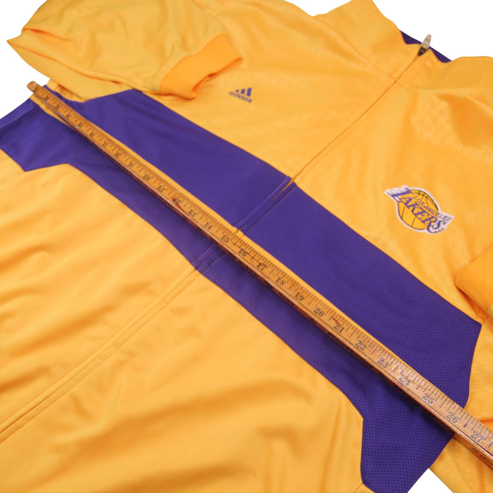 adidas, Jackets & Coats, Adidas Nba La Lakers Down Parka Puffy Jacket  Destruction Crew Rare Sample Nwot