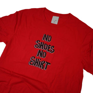 Vintage Nike "No Shoes, No Shirt, No Problem" Surf Graphic T Shirt - XL