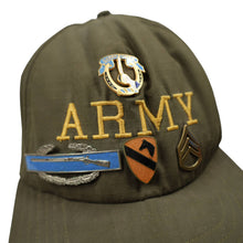 Load image into Gallery viewer, Vintage Army Hat with Military Pins - OS