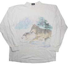 Load image into Gallery viewer, Vintage Habitat Wolves Graphic Long Sleeve T Shirt - XL