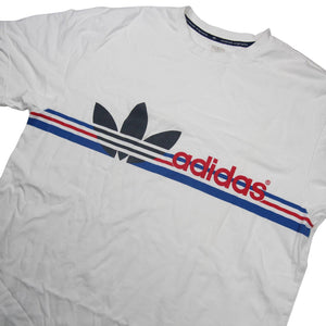 Vintage 90s Adidas Graphic Spellout T Shirt - XL