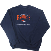 Load image into Gallery viewer, Vintage Denver Broncos embroidered Spellout Sweatshirt - M