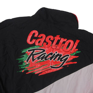 Vintage Castrol Racing Colorblock Windbreaker Jacket - L