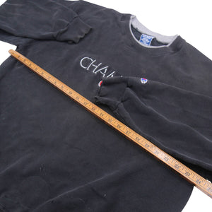 Vintage Champion Embroidered Spellout Sweatshirt - XXL