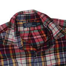 Load image into Gallery viewer, Vintage Polo Ralph Lauren Ombre Faded Plaid Flannel Shirt - M