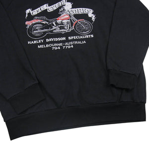 Vintage Harley Davidson Graphic Sweatshirt - L