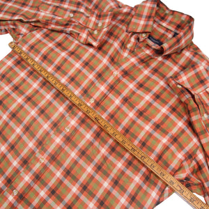 Vintage Burberry London Plaid Button Down Shirt - M