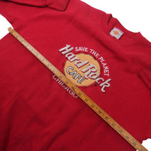 Load image into Gallery viewer, Vintage Hard Rock Cafe &quot;Save the Planet&quot; Embroidered Sweatshirt - L