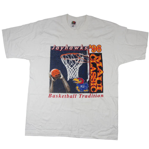 Vintage 1996 Kansas Jayhawks Graphic T Shirt