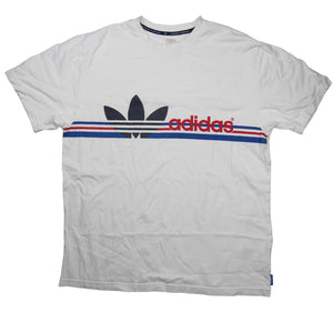 Vintage 90s Adidas Graphic Spellout T Shirt - XL