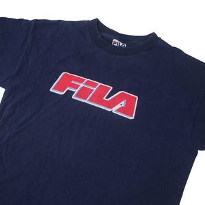 Vintage Fila Spellout Graphic T Shirt - L