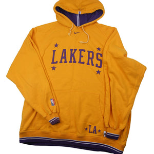 Vintage Nike Los Angles Lakers Hoodie - XL