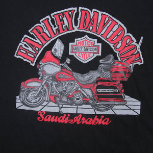 Vintage Harley Davidson of Sadi Arabia Graphic T Shirt - XL