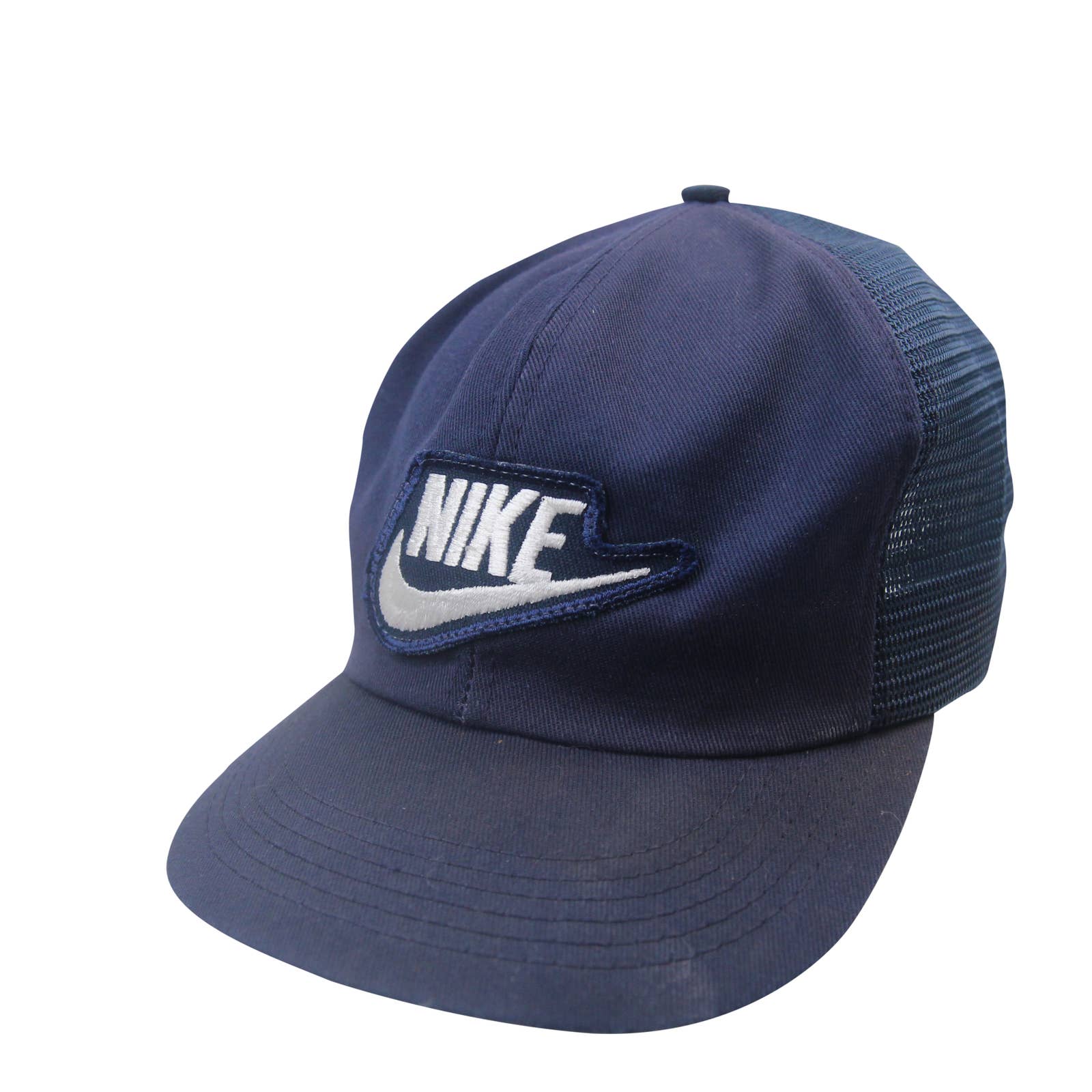 Vintage 1980 Nike x K-products Original Logo Mesh Trucker Hat - OS
