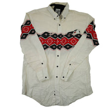 Load image into Gallery viewer, Vintage Ropers Pearl Snap Down Western Shirt - XL