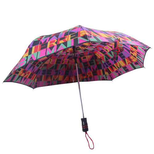 Vintage Pierre Balmain Allover Spellout Colorful Umbrella