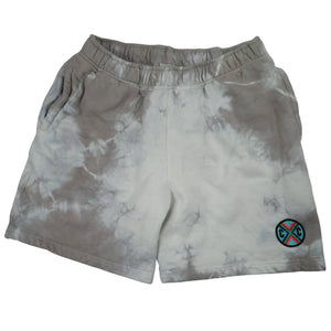 Cross Colours Tie Dye Cotton Shorts - L