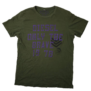 Diesel "Only the Brave" Graphic T Shirt - M