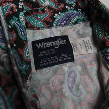 Load image into Gallery viewer, Vintage Wrangler Allover Paisley and Horses Button Down Shirt - M