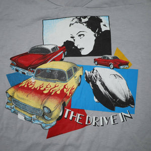 Vintage 1986 The Drive Ins Graphic Ringer T Shirt - L