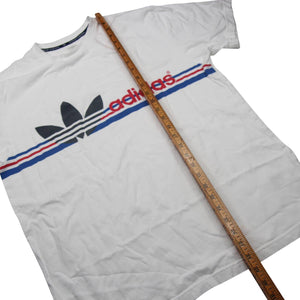 Vintage 90s Adidas Graphic Spellout T Shirt - XL