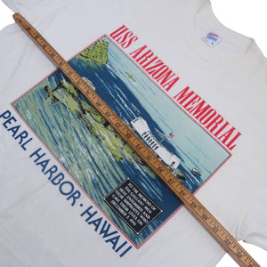 Vintage Pearl Harbor USS Arizona Memorial T Shirt - L