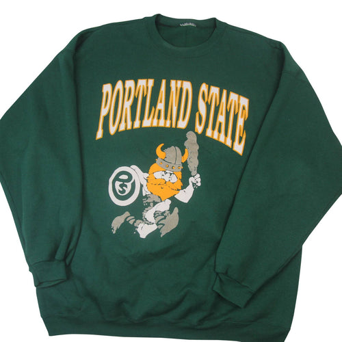 Vintage Portland State Vikings Graphic Sweatshirt - XL